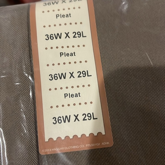 Haggar pants.. khaki/bark* - Picture 2 of 2